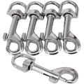 M008-15 Zinc Alloy Snap Hook Plain Finish for Mining Automotive Heavy Industry Use-Spring Clips & Carabiners