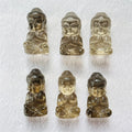 Wholesale Natural Crystal Carving Buddha Smoky Quartz Buddha for Decoration