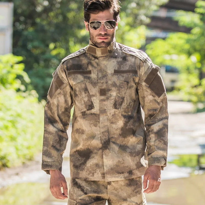 Custom ACU Camouflage Pattern Uniform Tactical Clothing Suit Guard Uniform for Men