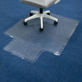 Low MOQ  Factory Direct Sale Free Sample  PVC Vinyl Office Chair Mat with Edge