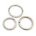 20pcs 25mm 28mm 30mm Stainless Steel Key Rings Double Loops Split Rings Keychain Making DIY Jewelry Making Accessories Findings