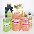 Best Summer Bath Set Exfoliating Cleaning Flower Fragrance Natural Organic Foaming Wholesale Whitening Body Wash