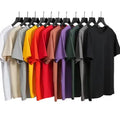 Manufacturer's High Quality 100% Cotton Oversized Heavyweight Crew Neck T-Shirt Custom Print Logo Casual Short Blank Knitted