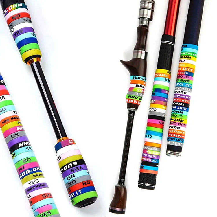 Factory Fishing Pole Holders Fish Rod Stand Non Slip Silicone O Ring Protector Anti-Skid Hand Rod Stopper Food Grade Promotional