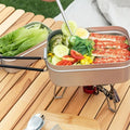 Outdoor Camping Food Box  Food Grade Lunch Box  Can Be Stuffy And Boiled Multi Functional Outdoor Tableware
