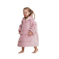 Customized Patterns Wearable Blanket Sherpa Oversized Sweatshirt Toddlers Hood Hoodie Blanket for Kids 2-6Years