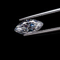 Super White Crushed Ice Cut D Vvs1 White Marquise Loose Moissanite Diamond