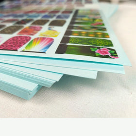 A4 Blue Backing Laser Water Slide Transfer Paper 100 Sheets/Pack Printable Film for Laser Printer Cups & Ceramics