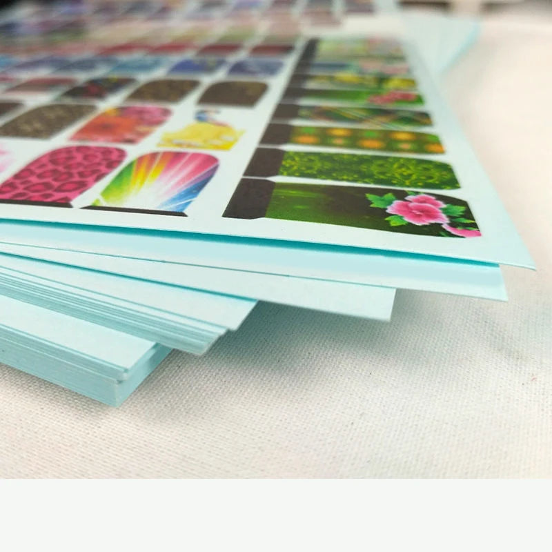A4 Blue Backing Laser Water Slide Transfer Paper 100 Sheets/Pack Printable Film for Laser Printer Cups & Ceramics