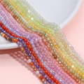 2mm Zircon Making Jewelry Green Pink White Yellow Purple Orange Red Faceted Gemstone Loose Beads 15"