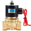 Low Price Two Way Stainless Steel Electric Brass Gas Solenoid Valve for Water 3/4 Inch 220V 110V 24V