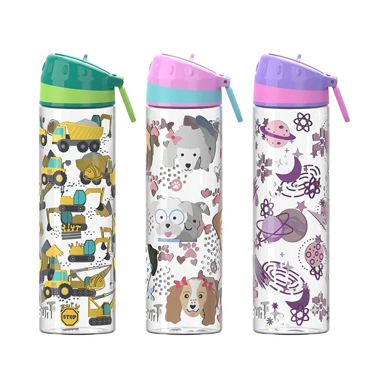 New Design Tritan Material Wholesale Plastic Water Bottle With Soft Spout for School