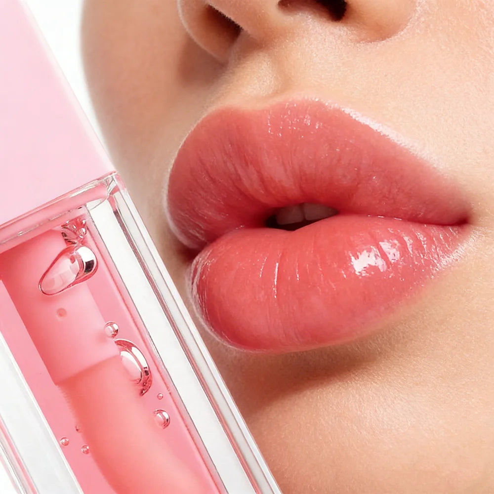 Customized Logo Lip Oil Private Label Mineral Lip Balm with Fruit Mint Grape Coconut Flavors Waterproof and Hydrating Lip Oil