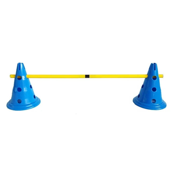USMILEPET Dog Agility Training Set Plastic Hurdle Cones and Poles for Outdoor Dog Training with Customized Color