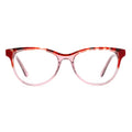 FP1995 High Quality Odm Fashion Black Red Acetate Optical Glasses Frame
