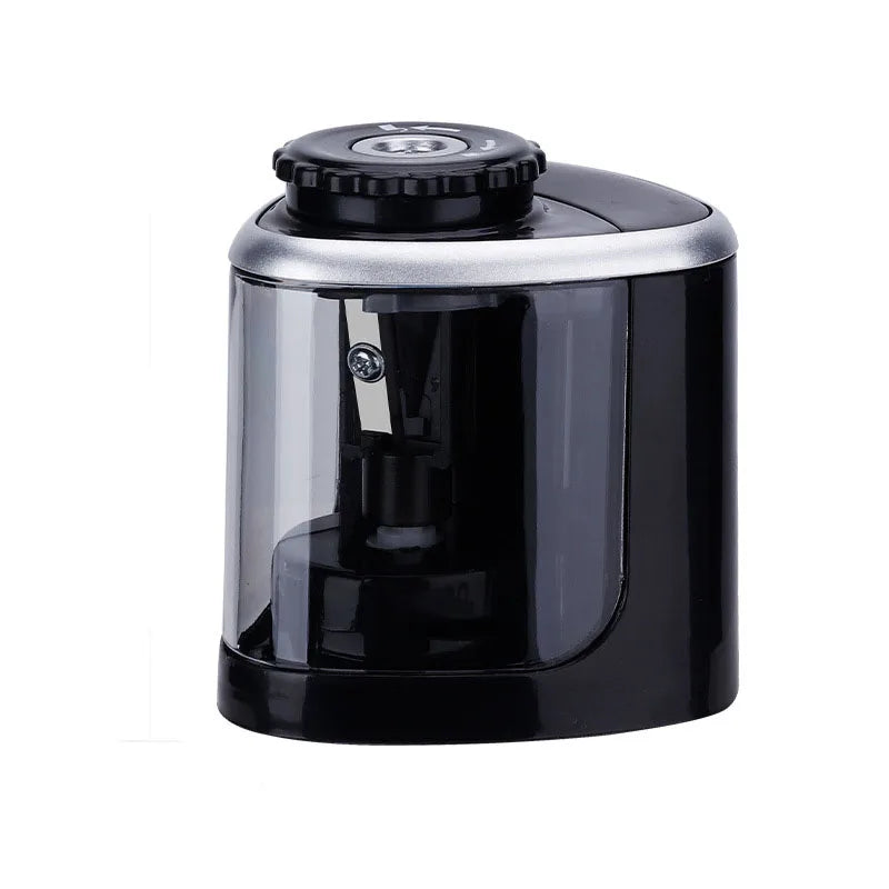 Hot Selling Battery Operated Electric Auto Pencil Sharpener Plastic School Stationery for 6-8mm Pencil Artists and Adults