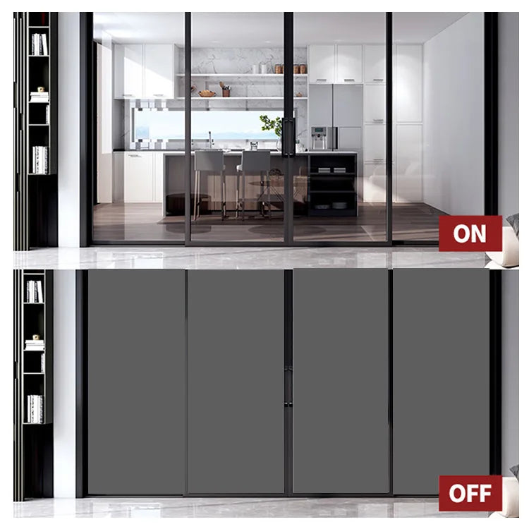 Electronic PDLC Switchable Black Smart Film Window for Building Glass