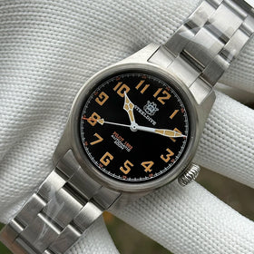 STEELDIVE SD1928V 39MM Simple Design Black Dial NH35 Automatic Movement Sapphire Glass Mens 200m Waterproof Mens Dive Watch