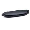 Wholesale Hot-pot Restaurant Tableware 11Inch Irregular Black Melamine Dinner Serving Plate