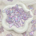 Factory Direct Sell Acrylic Aurora Monochrome Simulation Fantasy Butterfly Beads Accessories