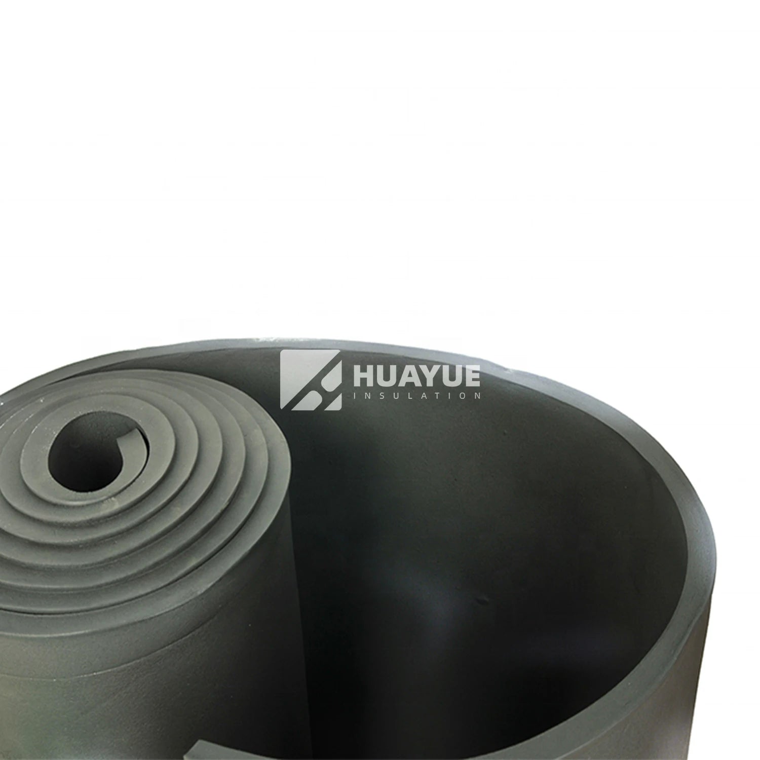 Huayue Natural Closed Cell Foam Elastomeric NBR PVC Rubber Foam Panel for Home Plumbing System Insulation