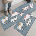 Custom Home Long Non-slip Kitchen Floor Mat Absorbent Quick-dry Washable Runner Rug