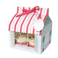 Disposable Cardboard Paper Variety Colors Printing Dessert Bakery Pie swiss Roll Cake Box Packaging Transparent