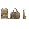 Working Dog Harness for Large Dog Tactical Dog Vest Harness Training Vest With Control Handle and Saddle Bag