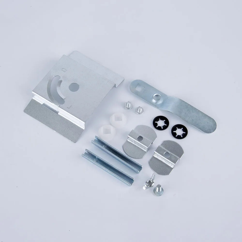 HVAC Systems Parts Adjustable Round Spiral Duct Handle Set  Galvanized Sheet air Volume Damper Quadrant Set for air Ventilation