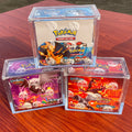 RAY YI UV resistance Clear Acrylic Pokemon Booster Box Protector Display case with round corners