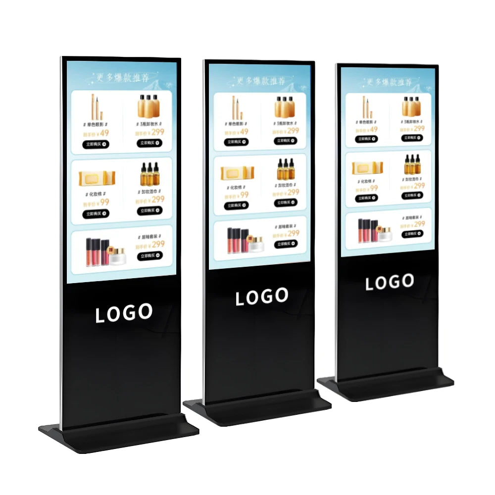 Interactive Display Commercial Screen Advertising Stand Display Floor Standing Advertising Panel Lcd Display for Advertising