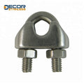 High Strength and Polished Professional Factory Quality Guaranteed SS304 SS316 DIN741 Wire Rope Clip