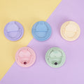 Portable Handle Tumbler Lid with Large Hole Cover Double Drink Accessories for Milk Tea and Straw Tumbler Insulation Sealing