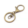 High Quality Metal Swivel Lobster Clasps DIY Key Split Key Ring Chains with Hooks and Clips Jewelry Findings & Components