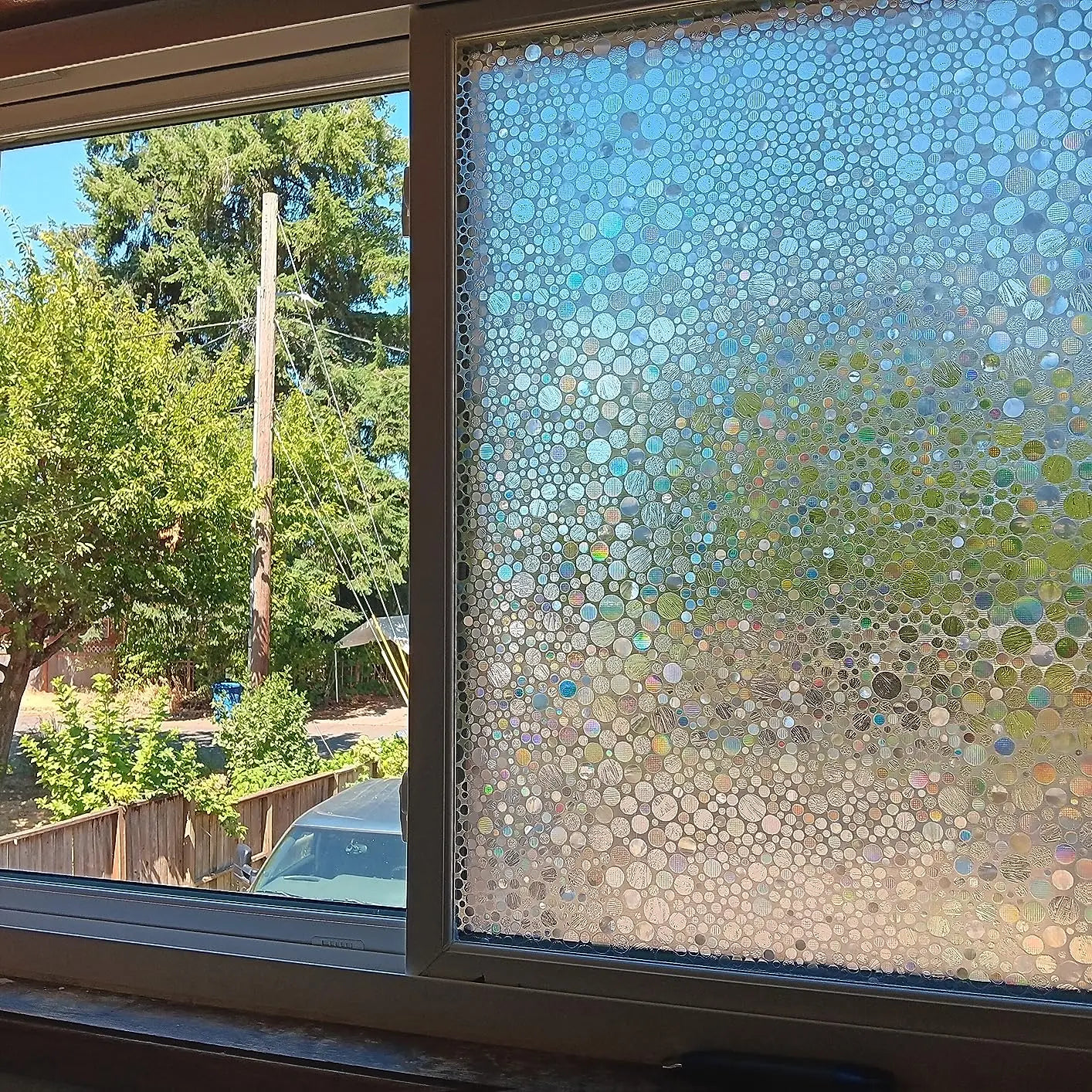 Rainbow Window Film 3D Stickers Window Clings for Glass Decals Clings Custom Prism Rainbow Maker Sun Catcher Sticker