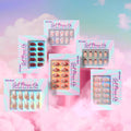 BTArbox Short Square Almond Fake False Nails With Glue Wholesale Soft Gel Hand Made Acrylic Luxury French Tip 3D Press on Nails