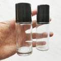 50ml Refillable Glass Roll-On Deodorant Bottles 30ml Reusable Leak-Proof Massage Roller Bottles Containers with Roller Ball