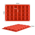New Design Square Silicone Mousse Mold for Baking Dessert  Cheesecake Truffle Caramels Jelly Brownie Soap Mold