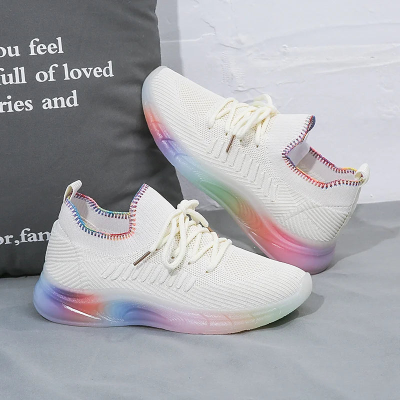 2024 Fashion Wholesale Durable Platform Shoes High Quality Women Sport Shoes Sneakers