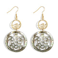 2026 High Quality Jewelry Hawaiian Mother of Pearl Turtle Shell Pendant Drop Earrings Jewelry
