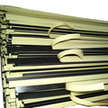 0.5mm 0.8mm 1mm 1.5mm 2mm 3mm 4mm 5mm Thickness Black White Self Adhesive EVA Foam Seal Strip Tape for Window Door Sealing
