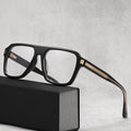 MS 97692 Wholesale Unisex Fashion Designer Square Glasses Frame TR90+CP Optical Blue Light Blocking Glasses Frame MegaBDM
