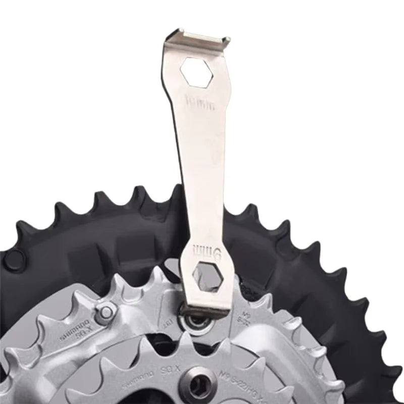 RIDERACE Bike Crankset Bolt Fixed Wrench Bicycle Chainwheel Crank Arm Spanner Disassembly Tool Repair Tools Mountain Road Bikes