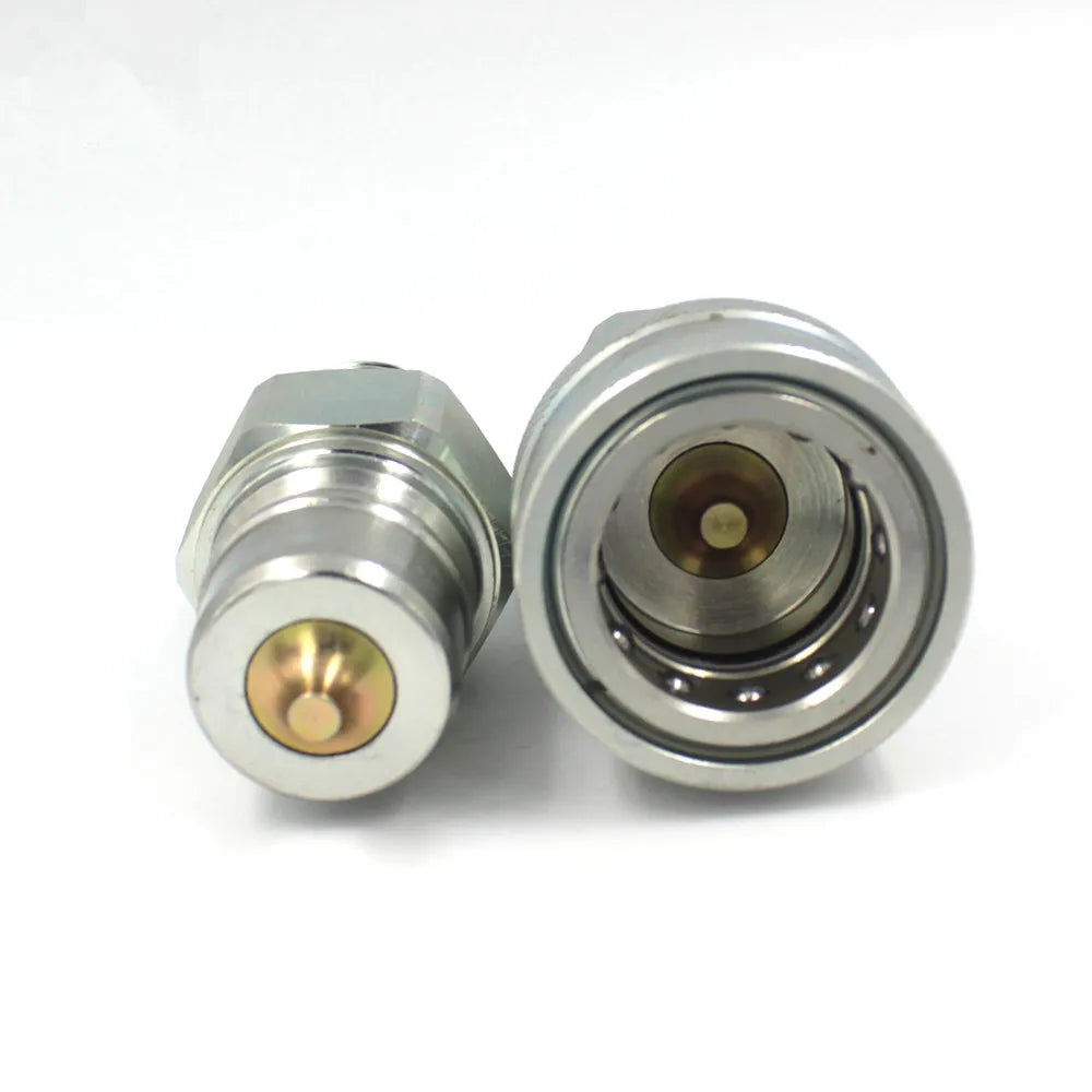 SALNYA 3/4 Inch ISO 7241-1A BSP NPT Male Thread Plug Socket Buna-N Seals Carbon Steel High Pressure Agricultural Hydraulic