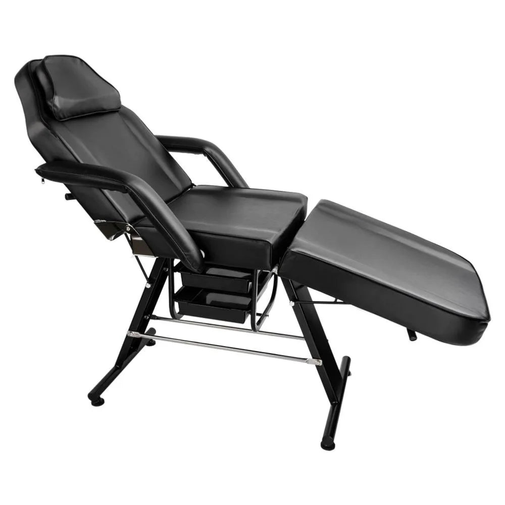 S.W Beauty Multi-Purpose Adjustable Tattoo Chair Bed Tattoo Bed Hydraulic Beauty Spa Salon Chair Beauty Bed Set for Tattooing
