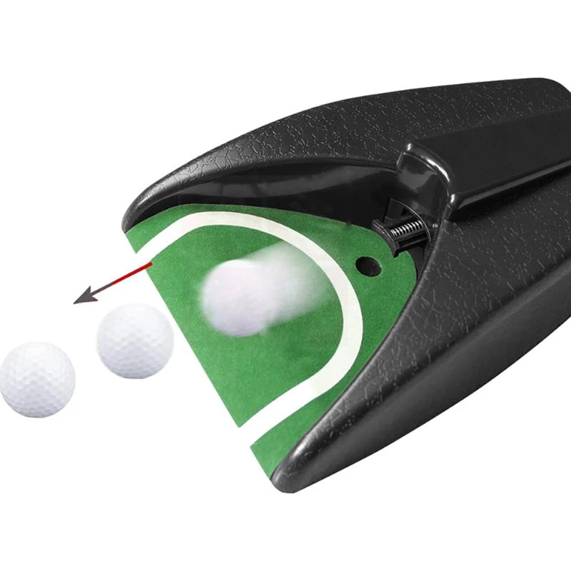 High Quality Automatic Putting Cup Trainer Plastic Golf Ball Return Device Machine for Golf Training Aids