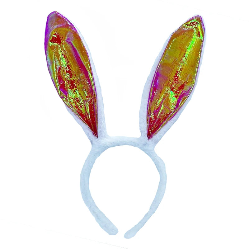 Sequin Bunny Ears Headband for Kids and Adults Cloth Easter Headband