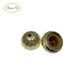 Luxury Gold 15mm Perfume Bottle Tops Smart Hemispherical Metal Zamac Fashionable Luxury Perfume Cap