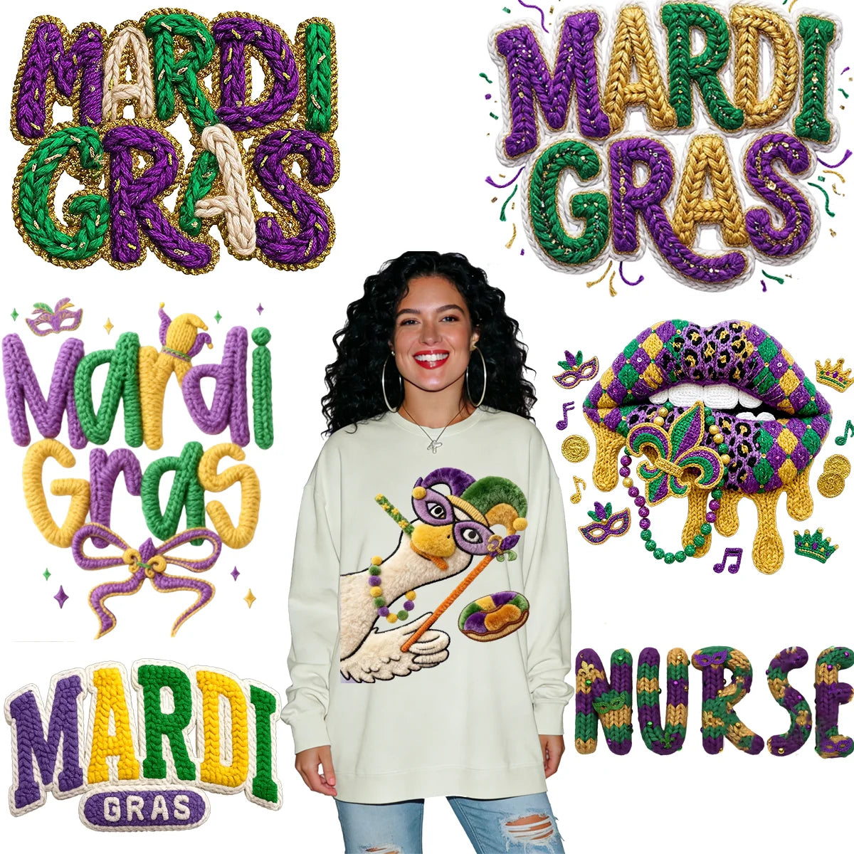 Custom Dtf Transfers Designs Ready to Press Wholesale Screen Print Transfers Wholesale Mardi Gras Dtf Transfer Designs