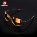 DUBERY Classic Unisex Polarized TAC Lenses Heart Sunglasses UV400 Vintage Transparent Red Black Frames Wholesale